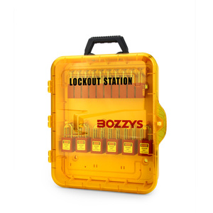 Stazione di Bloccaggio per 10 Lucchetti e 6 Chiusure <span class=keywords><strong>a</strong></span> Catenaccio, Adatta per Appendere Lucchetti di Sicurezza e Altri Dispositivi di Bloccaggio - Product Image 4
