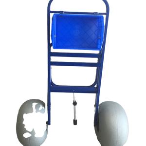 Уличный портативный складной алюминиевый воздушный шар колесо пляжная стальная рама легкая уличная кемпинговая пляжная тележка - Product Image 1