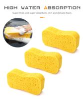 Éponge de lavage de voiture circulaire en forme de figure 8, haute absorption d'eau, pores en nid d'abeille, sans danger pour la peinture, pour le lavage des voitures et des camions, fabriquée en Chine, Zhejiang