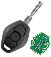 Clé transpondeur de voiture pour BMW 315MHz 433MHz ASK PCF7935 44CHIP Système EWS Lame de clé HU58 HU92 Séries 3 5 7 X3 X5 Z3 Z4 325 325i
