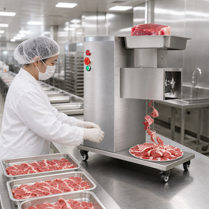 Máquina Cortadora de Carne con Estabilizador de Voltaje, Rebanadora de Carne de 220V para Uso en Carnicerías Rurales con Electricidad Instable - Product Image 4