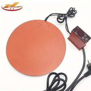 24V 12V 120V 220V 200 grados calentador de placa de almohadilla de calefacción de goma de silicona flexible industrial con termostato. - Product Image 1