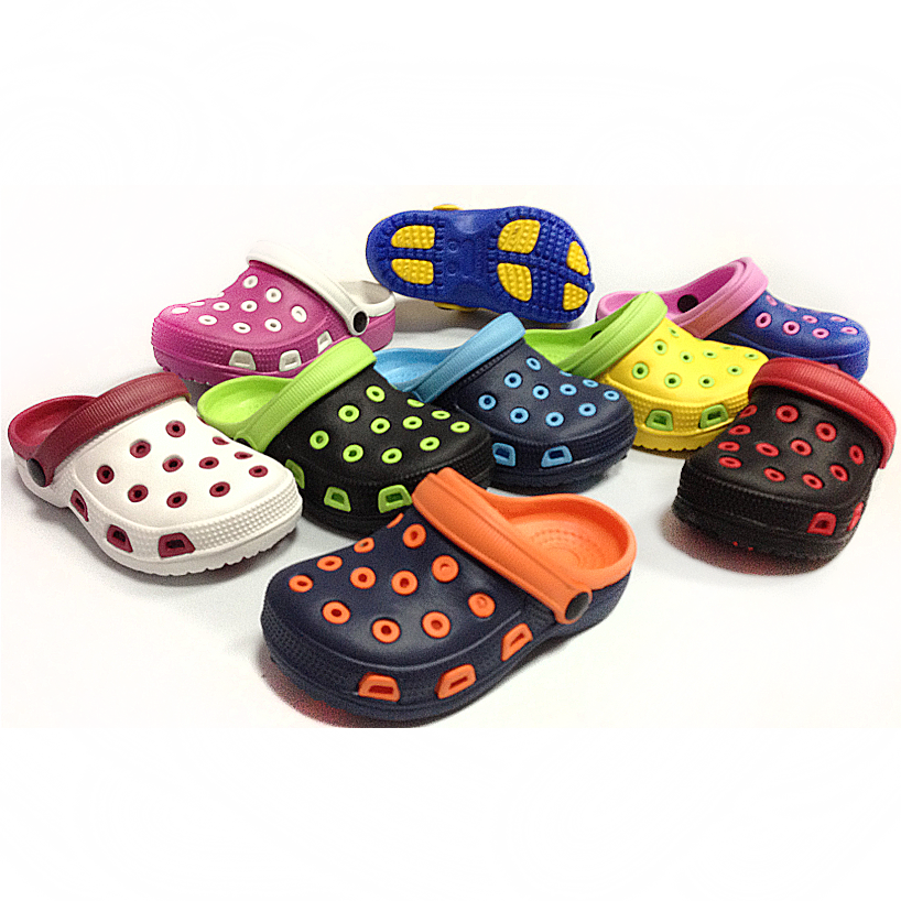 Летние детские тапочки из ЭВА, водонепроницаемые дышащие пляжные тапочки для девочек и мальчиков nudes