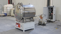 Horno de Vacío de Alta Resistencia a la Temperatura 1400C, Marca Programtherm, Horno de Tratamiento Térmico, Construcción de Acero Inoxidable, Control Remoto