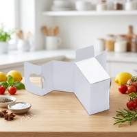 Boîte d'emballage de soins de la peau personnalisée, boîte de papier créative en gros, personnalisation de boîte à insertion unique de carte blanche