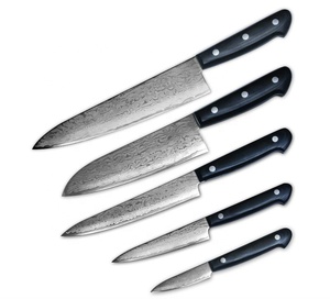 Ensemble De Cuchillos <span class=keywords><strong>Kit</strong></span> de couteaux de cuisine 6 pièces AUS-10 japonais professionnel <span class=keywords><strong>en</strong></span> acier damas ensemble de couteaux de chef de cuisine - Product Image 2