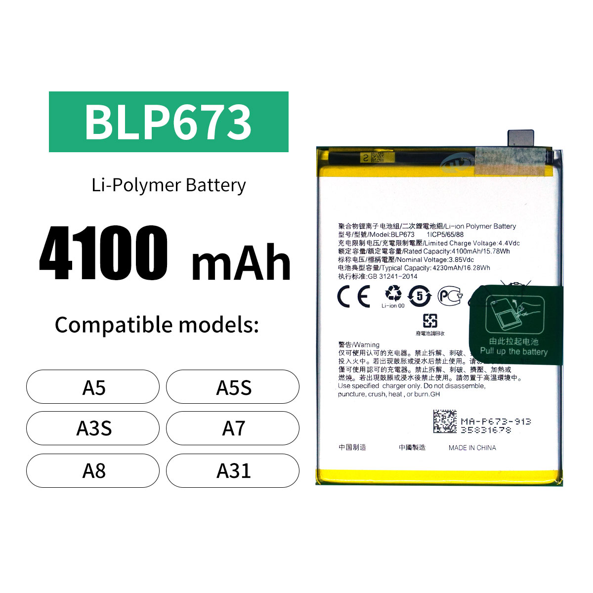 สำหรับ OPPO A7/A8/A31 2020