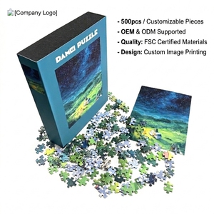 <span class=keywords><strong>Puzzle</strong></span> en papier personnalisé en vrac <span class=keywords><strong>1000</strong></span> <span class=keywords><strong>pièces</strong></span> |   Puzzles en carton certifiés pour cadeaux d'entreprise et événements promotionnels |   Logo OEM - Product Image 1