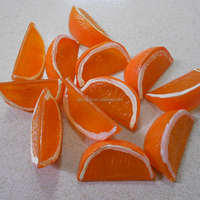 Kunstplastic Nep-Citroenschijfjes Voor Kerstversiering Fruitsimulatie Plakjes Fruit