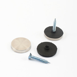 Vis de fixation décorative en acier inoxydable avec patin en caoutchouc pour fixation plastique, tête cylindrique fendue métrique - Product Image 4