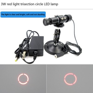 หลอดไฟ LED วงกลมสีแดง3W แสดงตำแหน่งการฉายภาพสีแดงโมดูลอินฟาเรดพลังงานสูง - Product Image 2