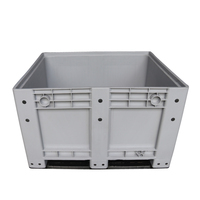 Boîte à palette en plastique solide QS / Réservoir à palette en plastique pour le stockage de l'eau et des fruits de mer