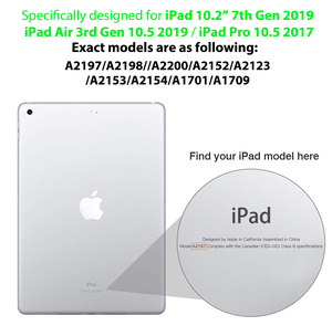 Custodia Protettiva Leggera Anti-Caduta HGD con Porta Penne per <span class=keywords><strong>Apple</strong></span> <span class=keywords><strong>iPad</strong></span> 10.2 Pollici, <span class=keywords><strong>iPad</strong></span> <span class=keywords><strong>Air</strong></span> 3, Custodia per Tablet Bambini 9ª Gen 8ª Gen - Product Image 6