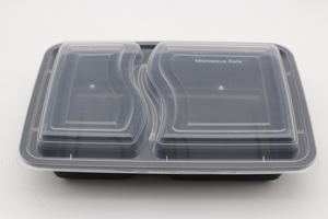 BPA ücretsiz 32 oz <span class=keywords><strong>2</strong></span> bölme gitmek kutuları restoran plastik tek kullanımlık yemek kabı tek PP mikrodalga güvenli - Product Image 4