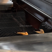 Ligne de fabrication de chocolat de machine de revêtement d'écrou, de biscuit, de pâtisserie, de sucrerie et de chocolat d'usine commerciale