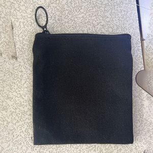 Porte-monnaie en toile à imprimer soi-même, petit portefeuille zippé, impression de logo simple, sac de voyage pratique et portable - Product Image 4