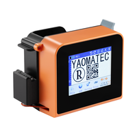 Yaomatec Nueva Mini Impresora de Inyección de Tinta Portátil de 12.7mm para Impresión de Cajas, Fechas de Caducidad y Códigos de Lote