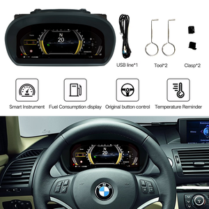 Display Digitale per Cruscotto Serie 1 E87, Strumento Contachilometri Wireless con Apple CarPlay per BMW Serie 1 - Product Image 4