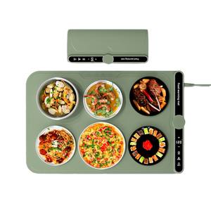 Premium Foldable <b>Electric</b> Warming Tray Full Surface Heating Rollable Placemat/<b>Pad</b> Versatile Silicone Nano Material Food Warmer - Product Image 5