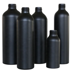 <span class=keywords><strong>mate</strong></span> negro de aluminio de botella cosmética con la bomba de la loción botella de <span class=keywords><strong>aerosol</strong></span> de metal - Product Image 2