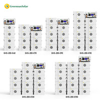 Batterie lithium-ion empilable HV 41~153 kWh pour station d'alimentation hors réseau, BMS intelligent, garantie 10 ans, cycle de vie > 6000