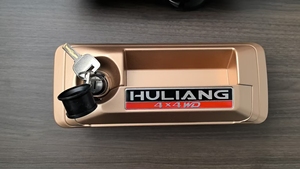 Couverture de benne manuelle enroulable en alliage d'aluminium, rétractable, étanche et verrouillable pour Toyota, <span class=keywords><strong>Ford</strong></span> Ranger, GMC <span class=keywords><strong>Sierra</strong></span> - Product Image 5