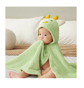 Toallas de Baño Pequeñas y Suaves de Microfibra Transpirable con Diseño de Dibujos Animados, de Lujo, para Niños - Product Image 1