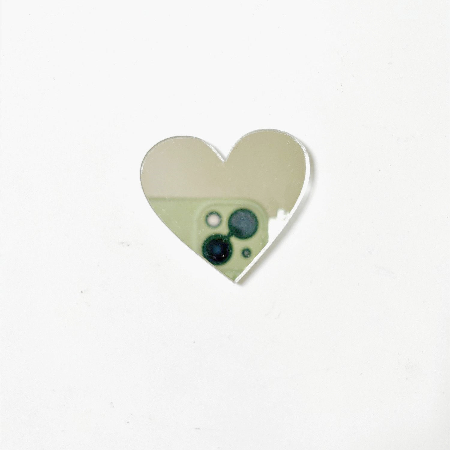 Transparent 5 grands coeurs (4*3,5cm)