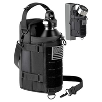 Sac de sport portable en polyester magnétique avec logo personnalisé, porte-bouteille d'eau, 4 aimants N52 intégrés, bandoulière unisexe