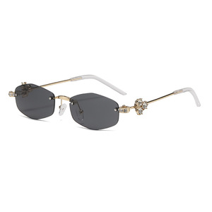 แว่นตา GM Eyewear Jewelry Series ทรงไร้กรอบ รูปทรงเรขาคณิต สำหรับผู้หญิง ป้องกันแสงสีฟ้า เลนส์ PC - Product Image 5