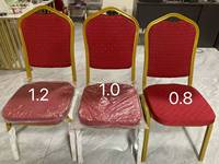 Chaise de banquet empilable, chaise d'événement pour salle de bal, cadre métallique de qualité commerciale, revêtement en tissu, pour hôtel, mariage, salon, intérieur