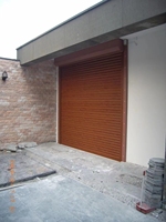 Porte à enroulement antivol moderne en alliage d'aluminium pour garage et entrepôt
