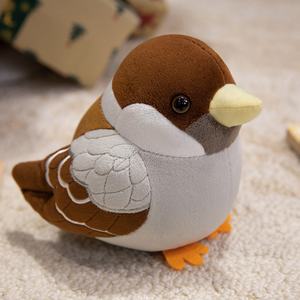 Adorable moineau peluche peluche poupée <span class=keywords><strong>oiseau</strong></span> réaliste avec remplissage de qualité supérieure cadeau parfait pour enfants/décor - Product Image 6