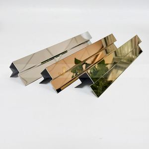 Bande de finition décorative en acier inoxydable pour bordure de sol d'appartement - Durable, étanche, installation facile - Product Image 2