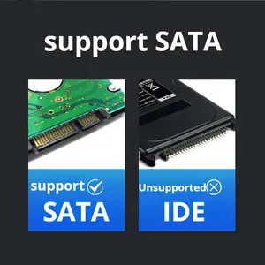 Carcasa de disco duro externo de 3,5 pulgadas USB 3,0 a SATA III HDD Case Compatible con disco duro de 10TB Caja de disco duro USB 2,5 "HDD