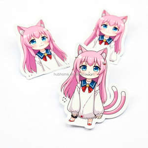 Impresión personalizada vinilo impermeable troquelado Logo adhesivo PVC etiquetas al aire libre pegatinas para coche barco - Product Image 3