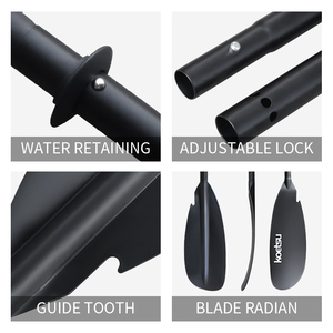 KOETSU Ván Chèo Thuyền Kayak 4 Phần Hai Đầu Mang Và Lắp Đặt Vật Liệu Hợp Kim Nhôm Và Nylon - Product Image 3