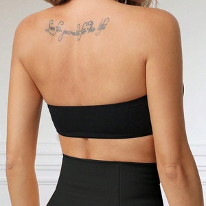 Soutien-gorge sans bretelles d'été pour femmes, ensemble de lingerie bralette <span class=keywords><strong>tube</strong></span>, brassières pour femme, hauts bandeau dos nu, sous-vêtements débardeur - Product Image 4