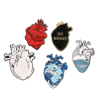 Épingles de revers personnalisées en alliage de zinc pour vêtements, badges broches en émail dur/souple, fabriquées sur mesure
