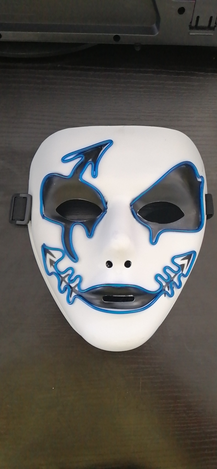 Masque de lumière froide flèche bleue