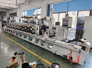 DABA 롤하는 좁은 웹 유닛형 롤 디지털 스티커 골드 알루미늄 호일 종이 로고 라벨 플렉소 플렉소 그래픽 인쇄 기계 - Product Image 2