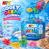 Bonbons liquides tendance Gooey Ocean Gummy Licker, vente en gros, bonbons en vrac, fabricant de bonbons liquides à presser pour enfants, snacks fantaisie