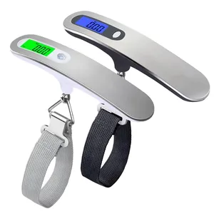 Balance Weighing Hand Belt Scale 50kg Digital Luggage Hanging Scale For Travel Suitcase Hanging Scales