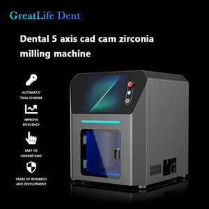 Machine de fraisage dentaire CNC à 5 axes de haute précision certifiée CE Greatlife Dent pour blocs de zircone et de métal, système CAD CAM - Product Image 1