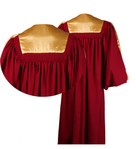 Abito da coro opaco Unisex per battesimo chiesa officiante conferma abito di laurea Priestley per la scuola - Product Image 4
