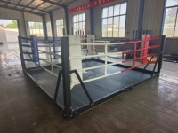 Ring de boxe pliable à montage rapide, autoportant, mobile, pliable, portable, pour le kickboxing