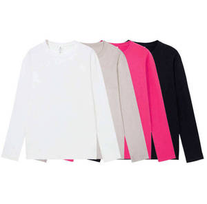 T-shirt à manches longues en coton 300 GSM de qualité supérieure pour homme, col rond, coupe oversize, épaules tombantes, style streetwear décontracté, t-shirt vierge épais - Product Image 1