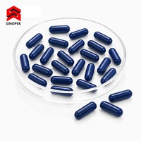 SINOPEK fabrique des capsules vides en gélatine, finition haute brillance, coque stable, couleur personnalisée, OEM, GMP