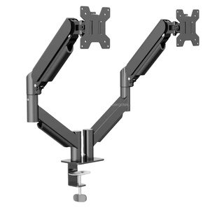 <span class=keywords><strong>Support</strong></span> d'<span class=keywords><strong>écran</strong></span> <span class=keywords><strong>double</strong></span> ERGOTEK 17-32 pouces, 9 kg, économique, réglable verticalement, pour bureau de programmateur, étagère pour ordinateur - Product Image 1