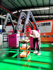 جهاز استخراج أدخنة الروبوت الصناعي للحام، حل آلي للحام بالقوس لتصنيع المعادن بكفاءة 99.9% وتدفق هواء 2800 متر/ساعة - Product Image 2